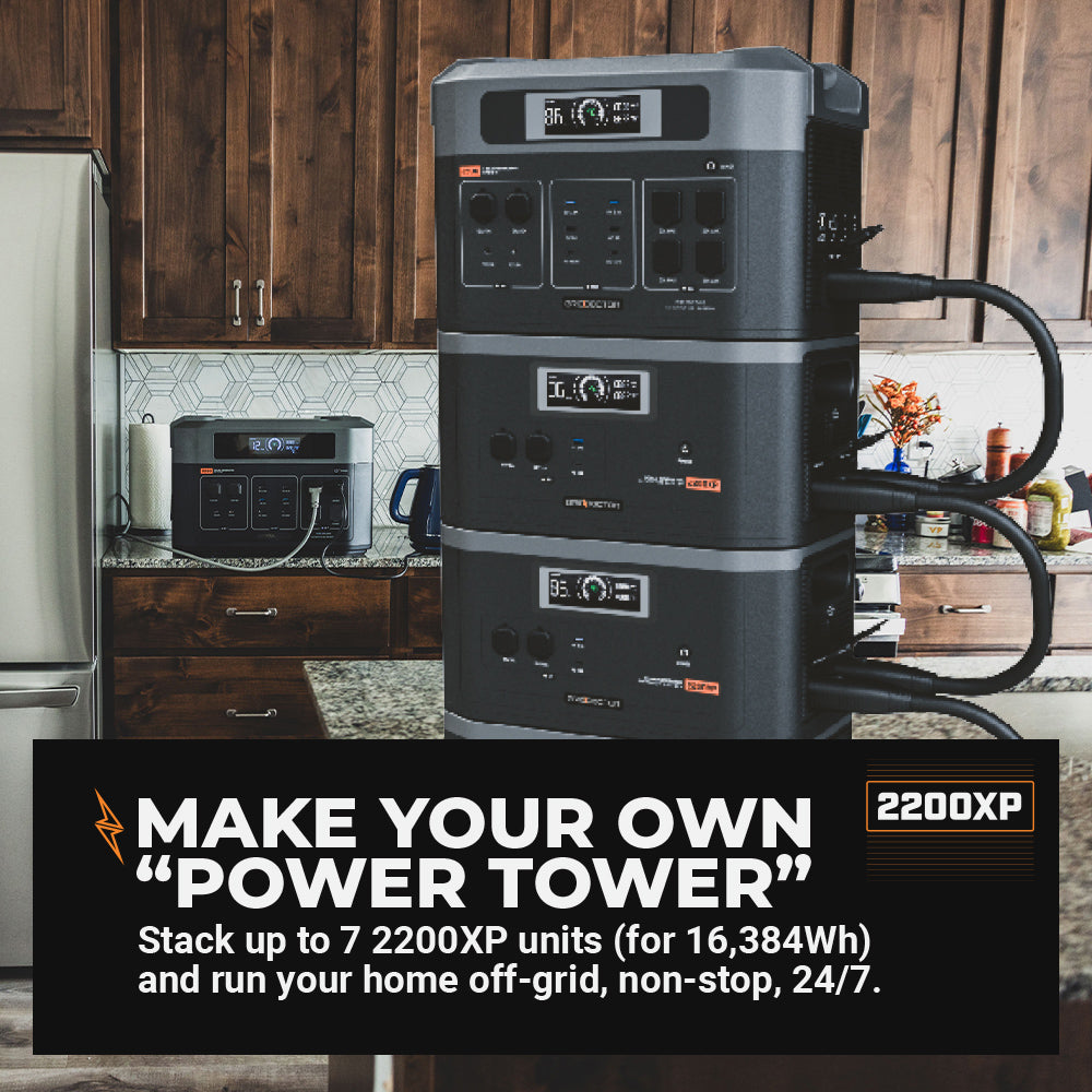 Grid Doctor 3300 Solar Generator System - 3300W Battery Backup (Expandable to 16,384 W)