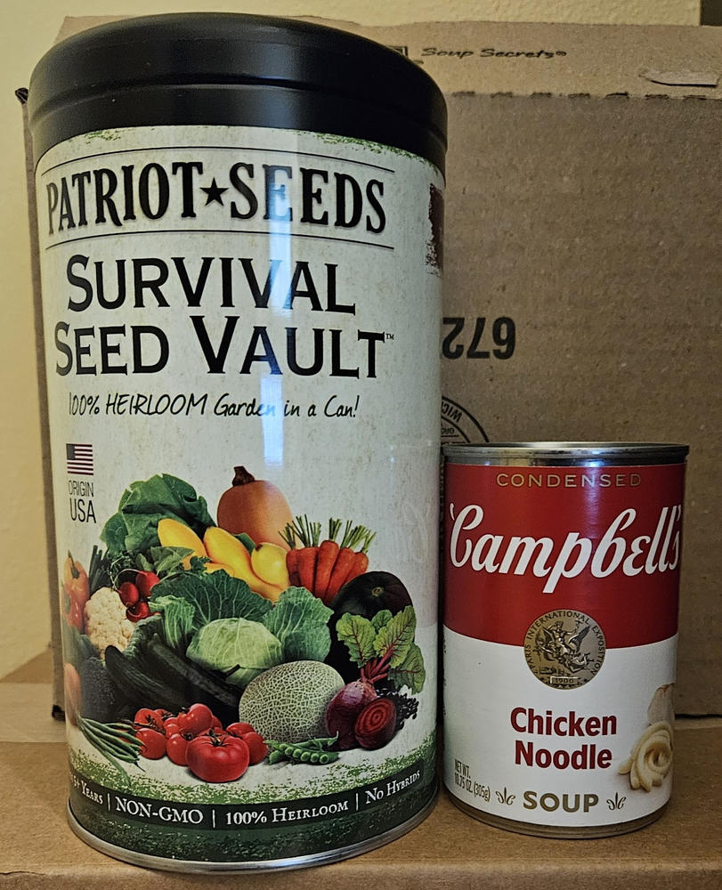 Survival Seed Vault (100% heirloom, 20 varieties)