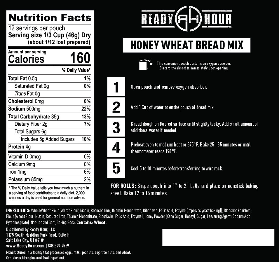 1-Year Emergency Food Supply (2,000+ calories/day)