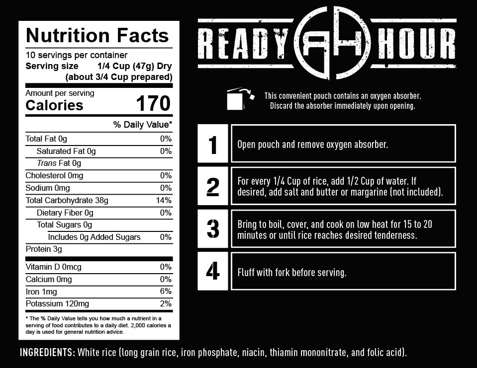 1-Year Emergency Food Supply (2,000+ calories/day)