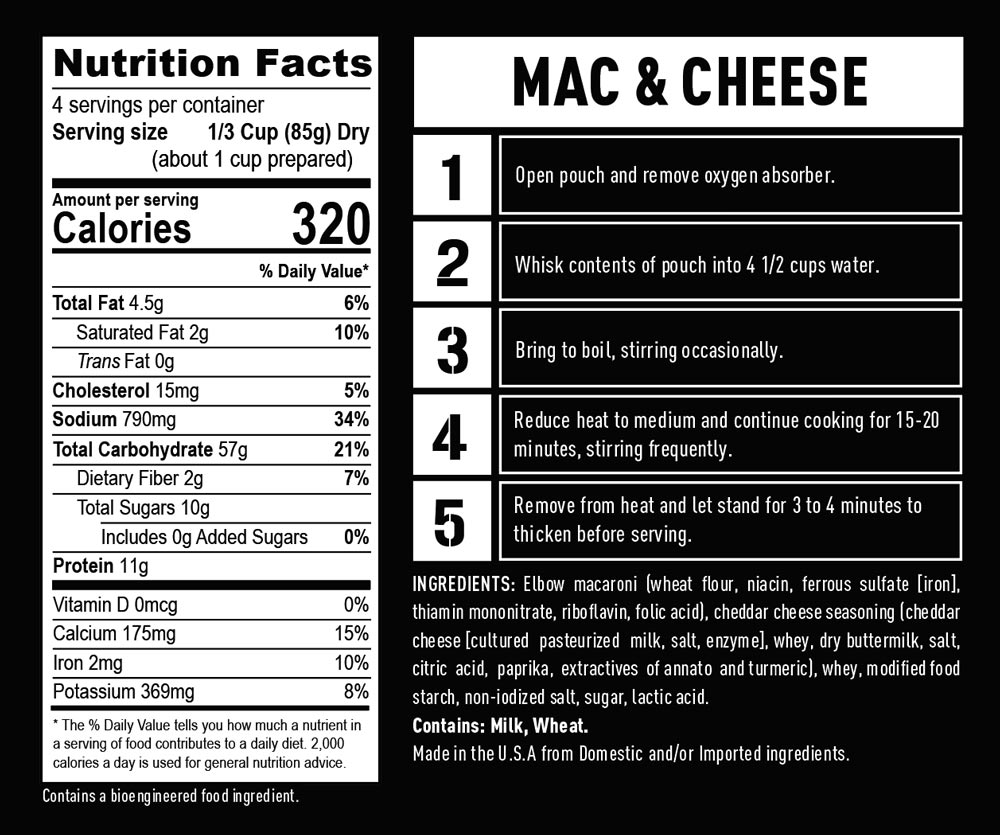 1-Year Emergency Food Supply (2,000+ calories/day)