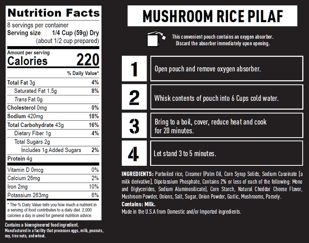 1-Year Emergency Food Supply (2,000+ calories/day)