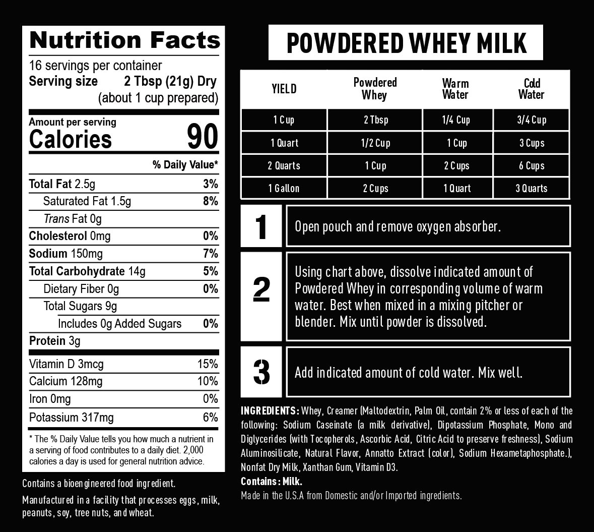 1-Year Emergency Food Supply (2,000+ calories/day)