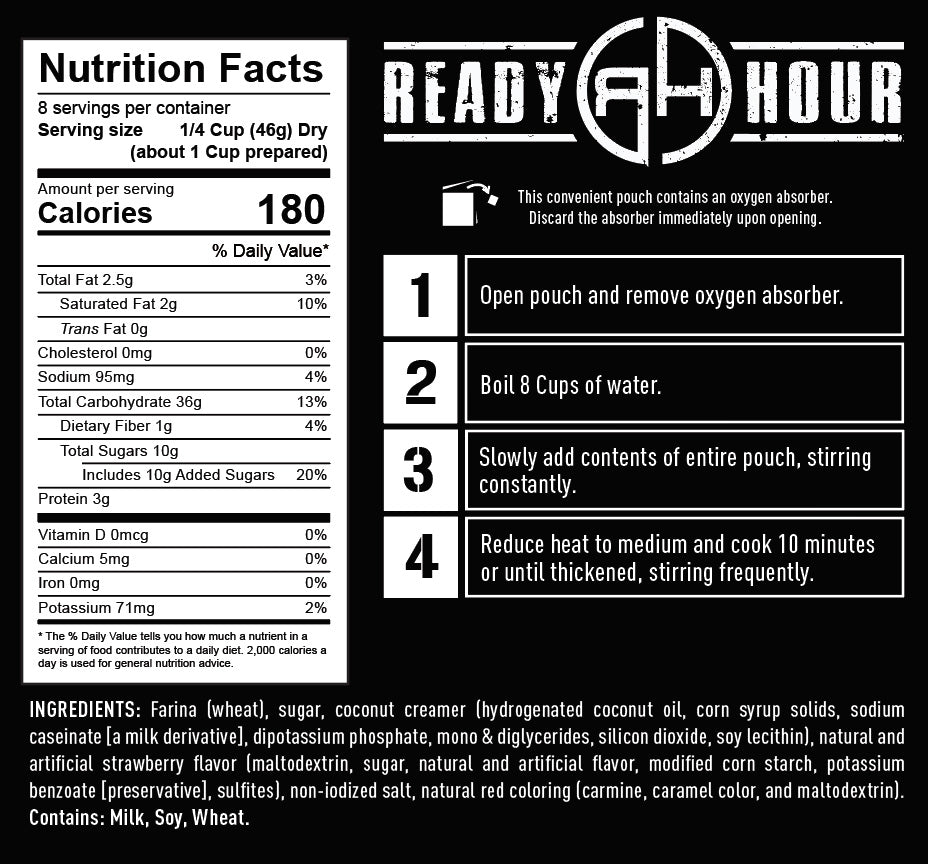 1-Year Emergency Food Supply (2,000+ calories/day)