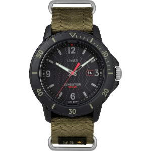 TIMEX GALLATIN NYLON SLIP-THRU WATCH - Solar