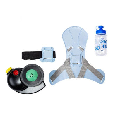 CM-3M CBRN Child Escape Respirator / Infant Gas Mask with PAPR - Includes hydration system & integrated water bottle, blower unit, tubing, back/waist carrier & Israeli NBC Filter