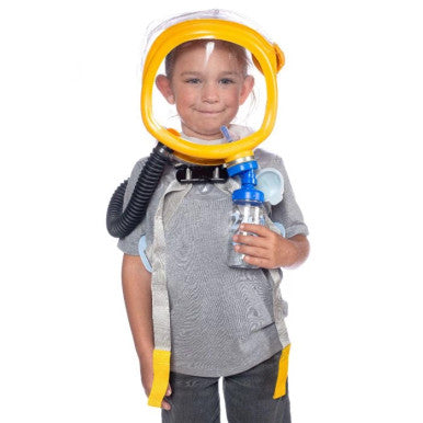 CM-3M CBRN Child Escape Respirator / Infant Gas Mask with PAPR - Includes hydration system & integrated water bottle, blower unit, tubing, back/waist carrier & Israeli NBC Filter